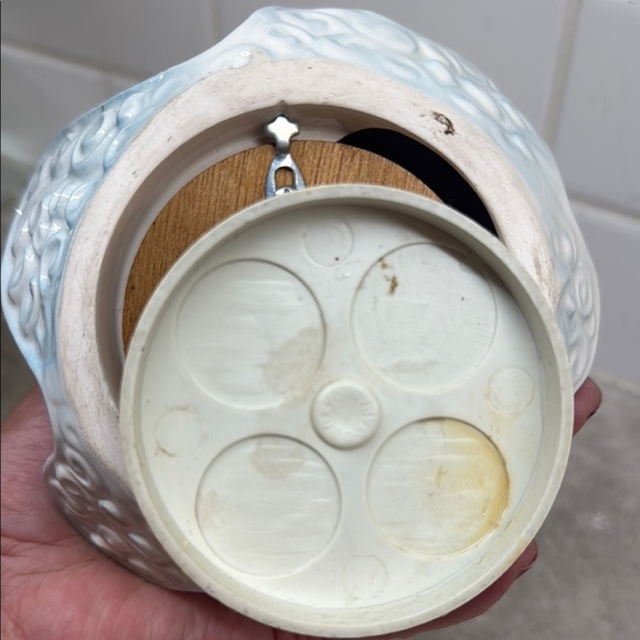 Rare Josef Originals Vintage Blue Ceramic music box with label and works - Picture 6 of 7